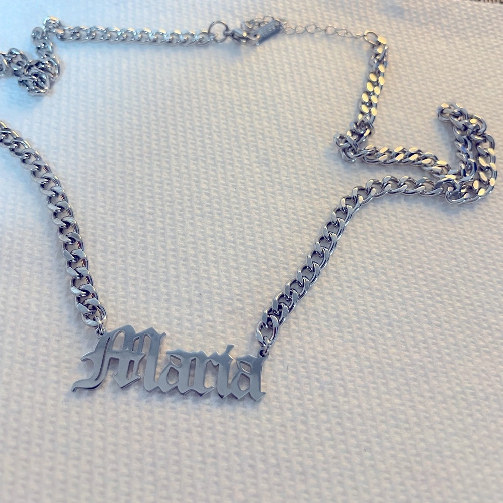 Stainless Steel Personalized Necklace NEW